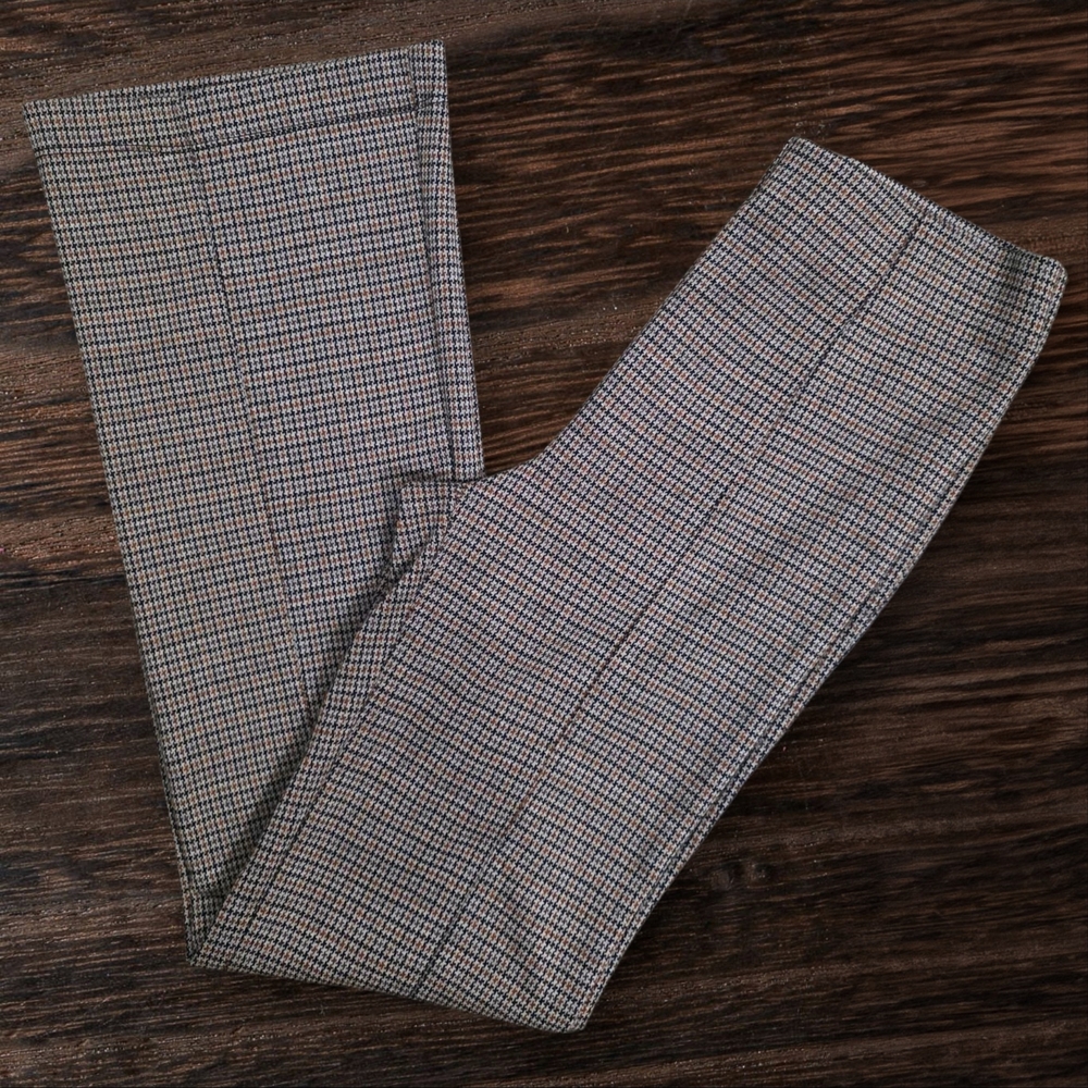 SO Houndstooth Pants in Brown and Black